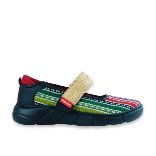 Sneakers Mujer Lana Merina Tradicional Negro